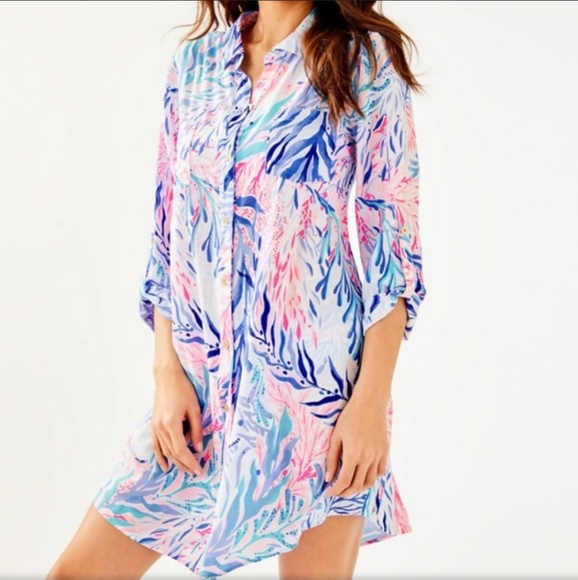 Lilly Pulitzer Natalie Coverup Xl 